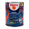 Грунт-эмаль Alpina быстросохнущая по ржавчине RAL 9005 черная 0.9 кг