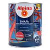 Грунт-эмаль Alpina быстросохнущая по ржавчине RAL 3000 красная 0.9 кг