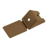 Уголок мебельный Starfix SMP-40563-4 пластик орех 4 шт