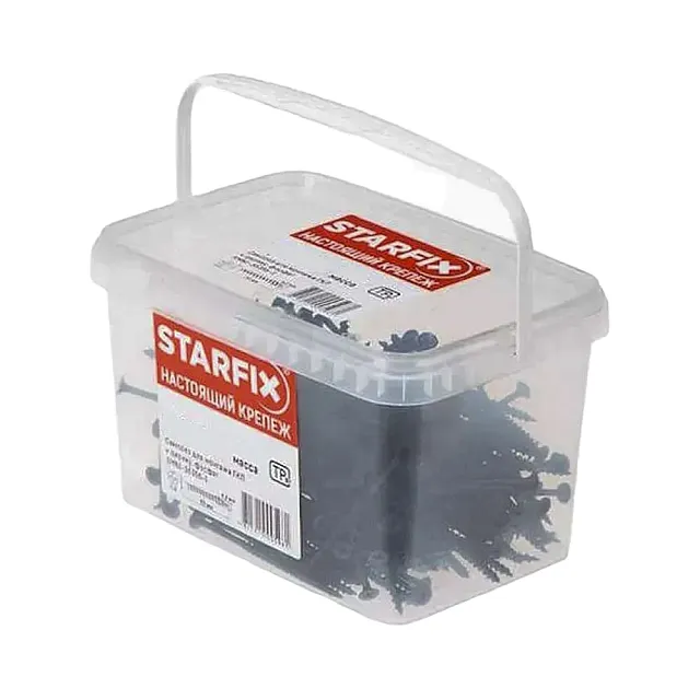 Саморез 3.5*45 мм Starfix SMB1-29312-2 для монтажа ГКЛ к дереву фосфат 2 кг