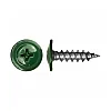 Саморез с прессшайбой 4.2*16 мм Starfix SMZ1-73268-50 RAL 6005 острый цинк 50 шт