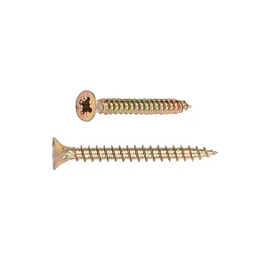 Шуруп универсальный 3.5*12 мм Starfix SMZ1-20392-50 желтый цинк 50 шт