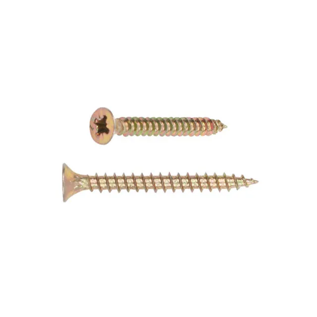 Шуруп универсальный 3.5*12 мм Starfix SMZ1-20392-50 желтый цинк 50 шт