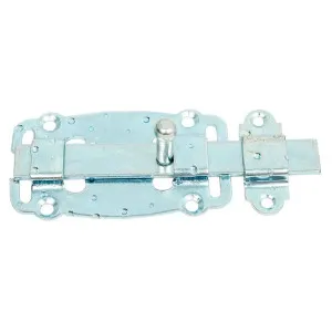 Задвижка дверная Starfix SMP-67647-1 плоская 100 мм белый цинк