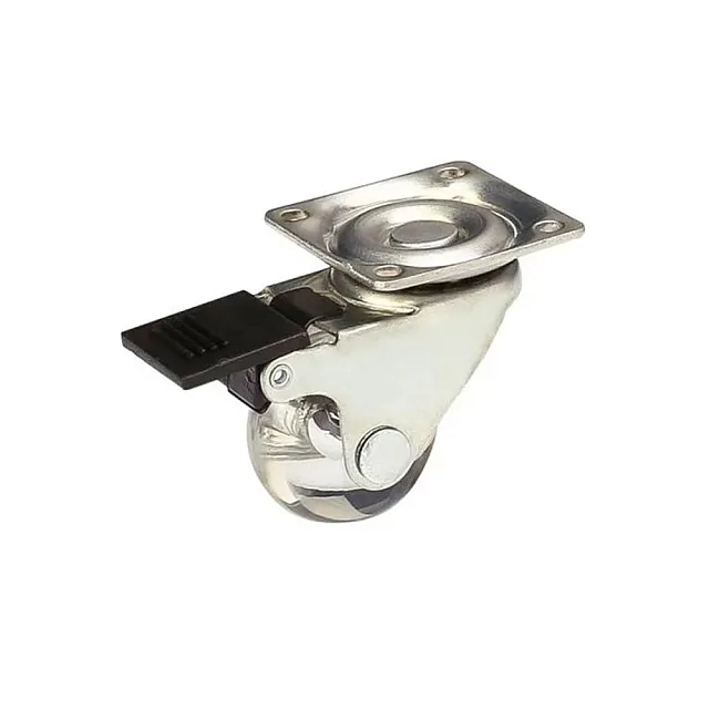 Опора колесная Starfix SMF-18012 35 мм поворотная площадка с фиксатором