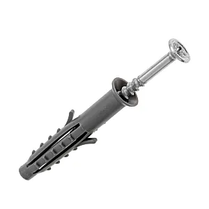 Дюбель-гвоздь с усом Starfix SMZ2-18216-10 6*40 мм полипропилен потай 10 шт