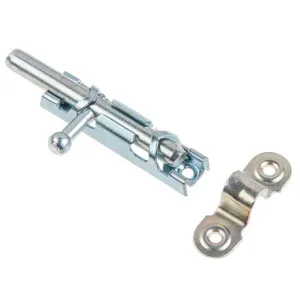 Шпингалет Starfix ЗТ1 SMP-64122-1 64 мм белый цинк