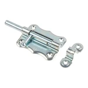 Шпингалет Starfix ЗТ2 SMP-66362-1 фигурный 60 мм белый цинк