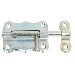 Шпингалет Starfix ЗТ2 SMP-66362-1 фигурный 60 мм белый цинк