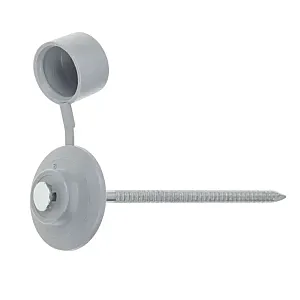 Гвоздь кровельный 2.8*70 мм Starfix SMP5-74395-100 с пластиковой шляпкой серый 100 шт