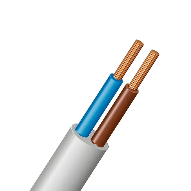 Провод Автопровод ПВС-Т 2*0.75 белый