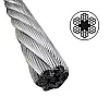 Трос стальной Starfix SMP-53678-100 оцинкованный М8