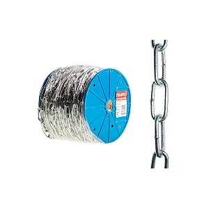 Цепь сварная Starfix SMP-42320-10 длиннозвенная оцинкованная М8 DIN 763