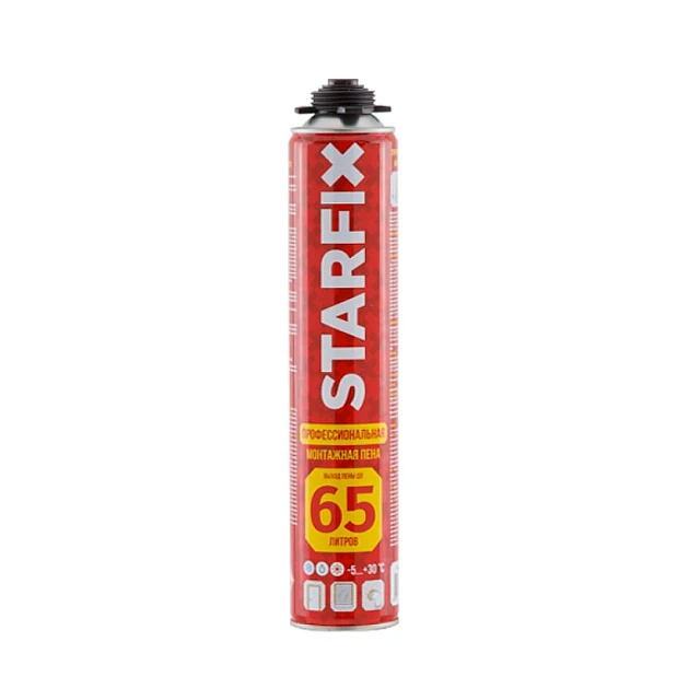 Пена монтажная профессиональная Starfix Foam Pro 65 850 мл Пена монтажная профессиональная Starfix Foam Pro 65 850 мл