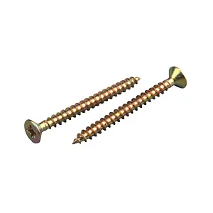 Шуруп универсальный 3.5*25 мм Starfix SMZ1-20405-50 желтый цинк 50 шт