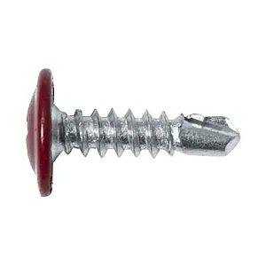 Саморез с прессшайбой 4.2*16 мм Starfix SMZ1-87144-50 цинк со сверлом RAL 3005 50 шт