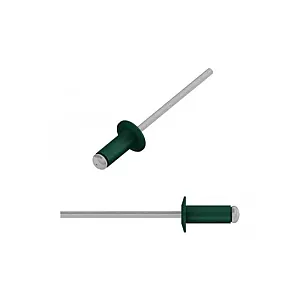 Заклепка вытяжная 4.0*10 мм Starfix SMZ1-76497-50 алюминий/сталь RALL6005 зеленый мох 50 шт