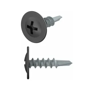 Саморез с прессшайбой 4.2*16 мм Starfix SMZ1-18700-50 цинк со сверлом RAL 7024 графитовый серый 50 шт