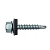 Саморез кровельный 4.8*19 мм Starfix SM-74097-7000 цинк шайба с прокладкой PT3