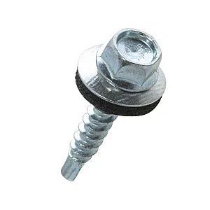 Саморез кровельный 4.8*19 мм Starfix SM-74097-7000 цинк шайба с прокладкой PT3