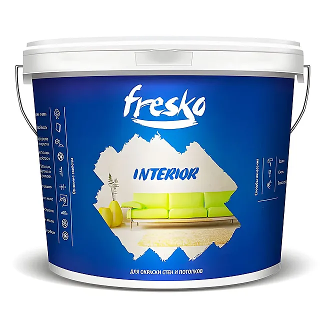 Краска Lida Fresko Interior для внутренних работ белая 5 л