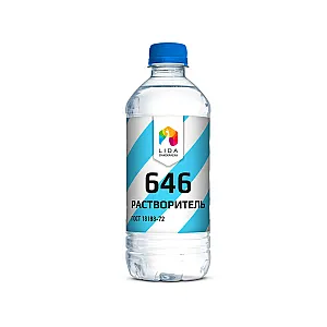 Растворитель Lida 646 для лакокрасочных материалов 1 л