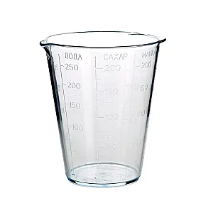 Стакан мерный Berossi ИК 10100000 прозрачный 0.25 л