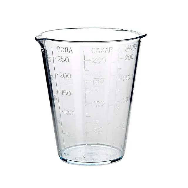 Стакан мерный Berossi ИК 10100000 прозрачный 0.25 л