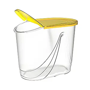 Емкость для сыпучих продуктов Berossi Wave ИК 34555000 лимон 1.5 л