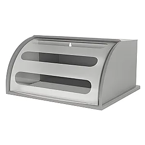 Хлебница Berossi Mulin ИК 23760000 серебро прозрачный