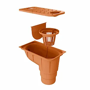 Трап уличный Ecoteck ДИ 12959000 терракот