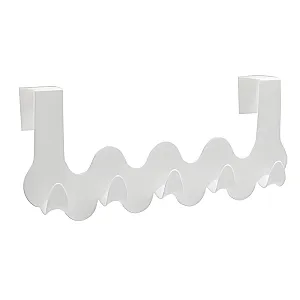 Вешалка Berossi Nomi АС 47701000 навесная на дверь снежно-белый