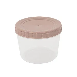 Банка Optimplast с завинчивающейся крышкой пыльная роза 0.5 л