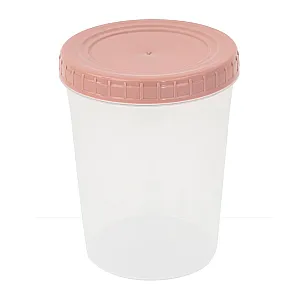 Банка Optimplast с завинчивающейся крышкой пыльная роза 1.3 л