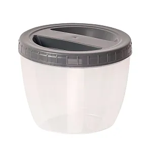 Банка Optimplast с завинчивающейся крышкой серый 1.2 л