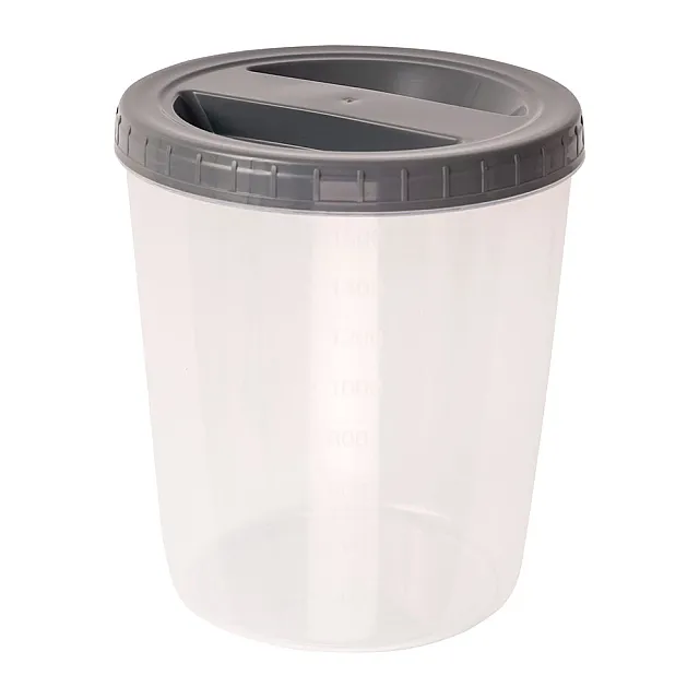 Банка Optimplast с завинчивающейся крышкой серый 1.8 л