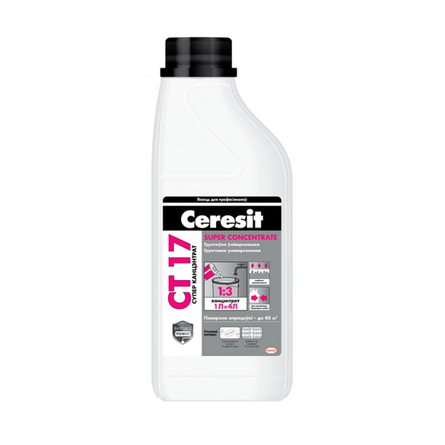 Грунтовка Ceresit CT 17 Super Concentrate 2 л Грунтовка Ceresit CT 17 Super Concentrate 2 л