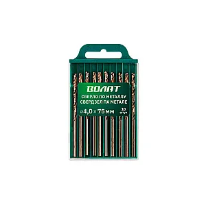 Сверло по металлу Волат 85015-040 1.5*18*40 мм HSS цилиндрический хвостовик