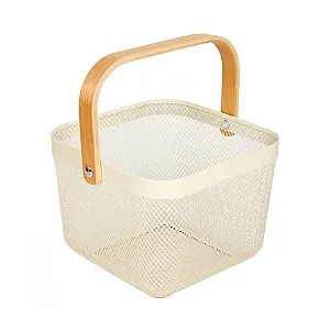 Корзина сетчатая ТВК DA1843 бежевый 21.5*20*16.5 см