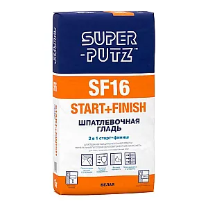 Шпатлевка Super-Putz SF16 Start+Finish 15 кг