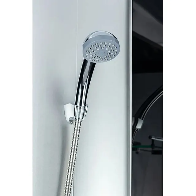 Душевая кабина Saniteco SN-80B черная 80*80 см