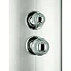 Душевая кабина Saniteco SN-80B черная 80*80 см