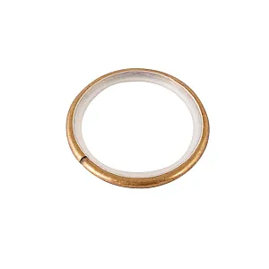 Кольцо металлическое к карнизу Ас Форос бесшумное антик 16 мм 10 шт