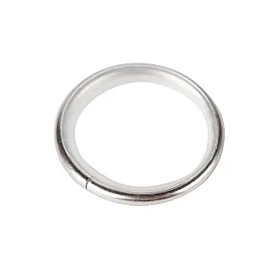 Кольцо металлическое к карнизу Ас Форос бесшумное сатин 16 мм 10 шт