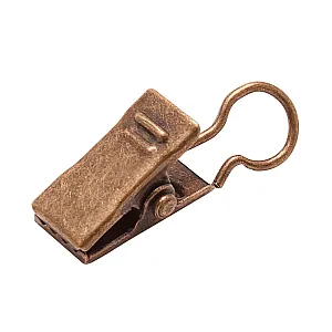 Зажим металлический к карнизу Ас Форос антик 10 шт