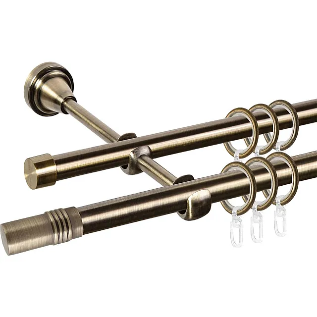 Карниз металлический Ас Форос Grace Цилиндр D16Г/16Г антик 3 м