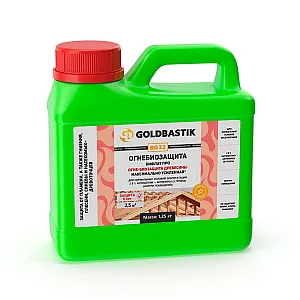 Огнебиозащита Goldbastik Бифлат Про BO 32 1.25 кг