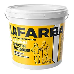 Краска Goldbastik Lafarba интерьерная белая 7.5 кг