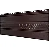 Софит Ю-Пласт Classic 497С перфорированный частично коричневый