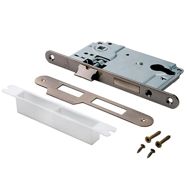 Замок врезной Vela 285-AB бронза